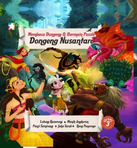 Buku Membaca Dongeng & Bermain Puzzle Dongeng Nusantara (Literasi Numerasi untuk Anak)